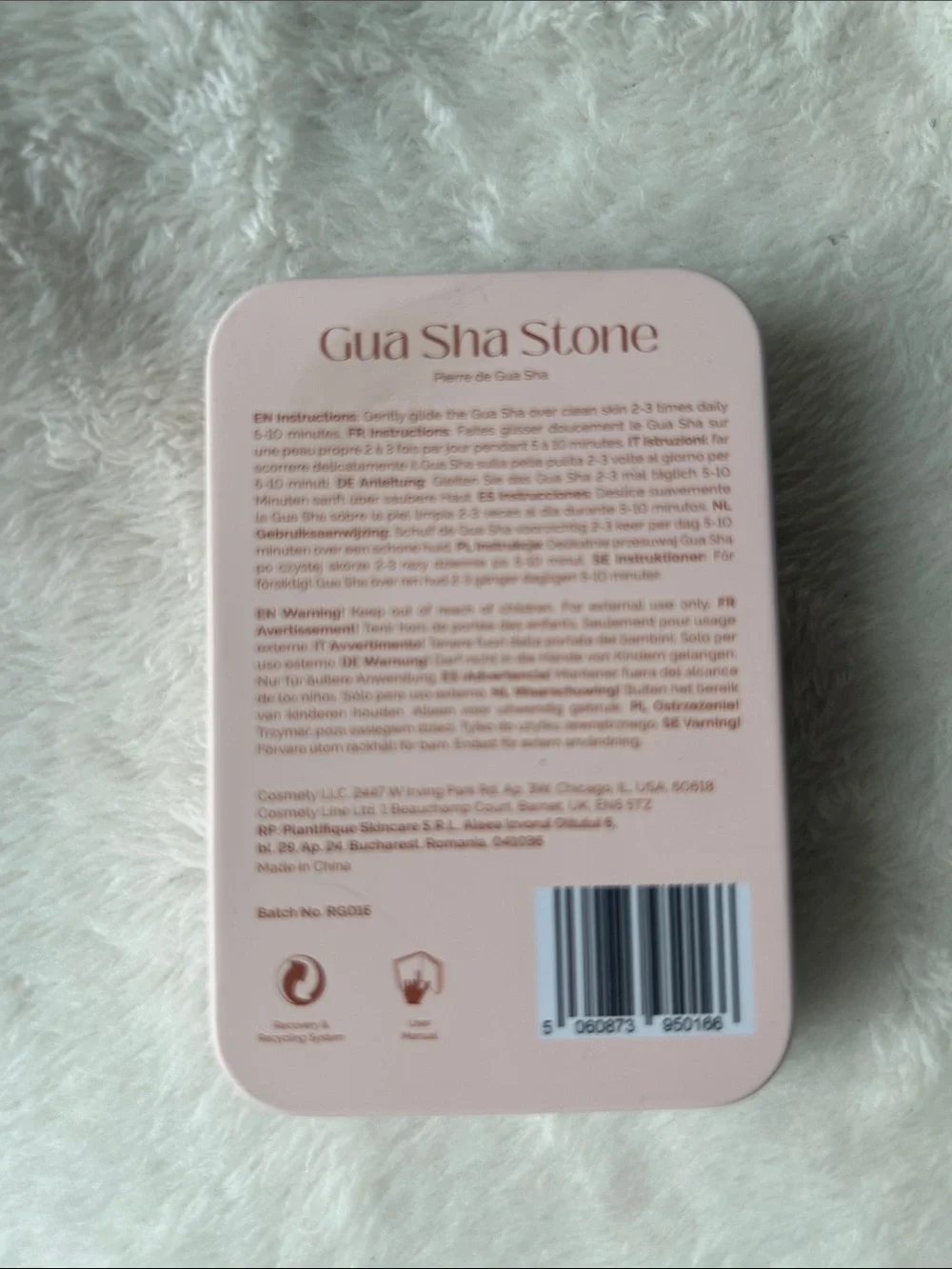 Pink Rose Quartz Gua Sha Face Tool